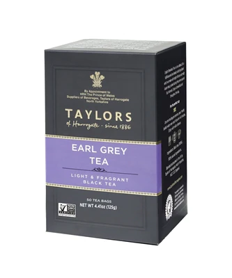 Taylors of Harrogate Earl Grey Tea Bags - 50s Box