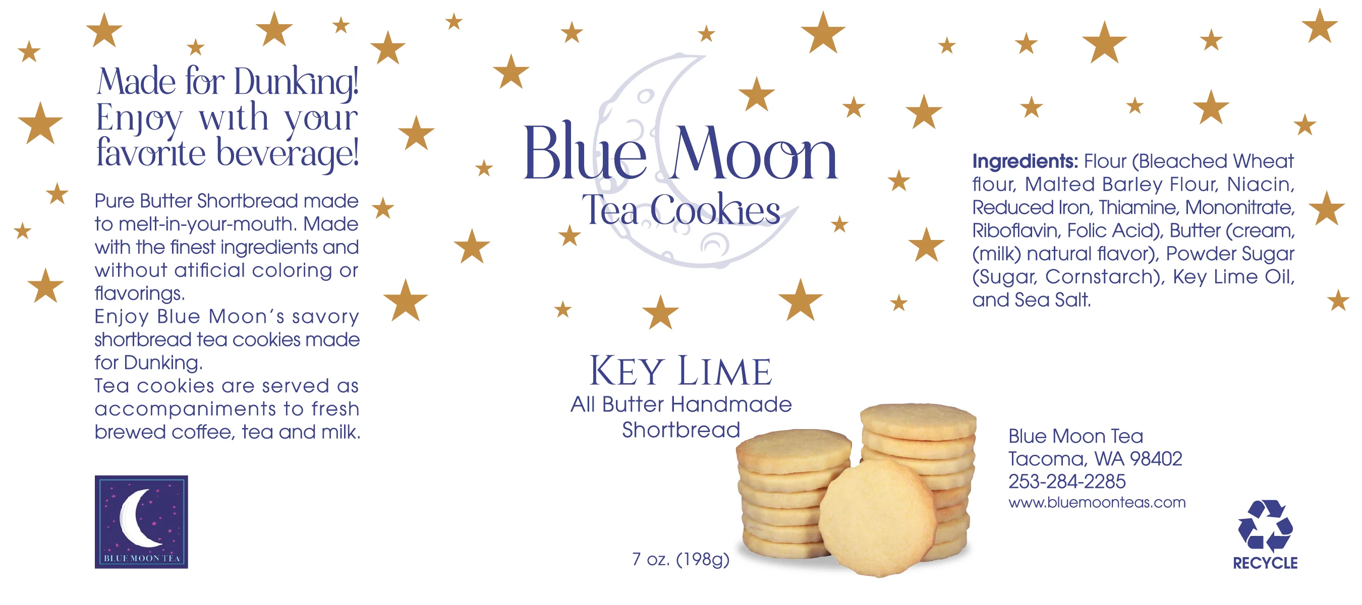 Blood Orange Kombucha Tea & Cookies Gift Basket