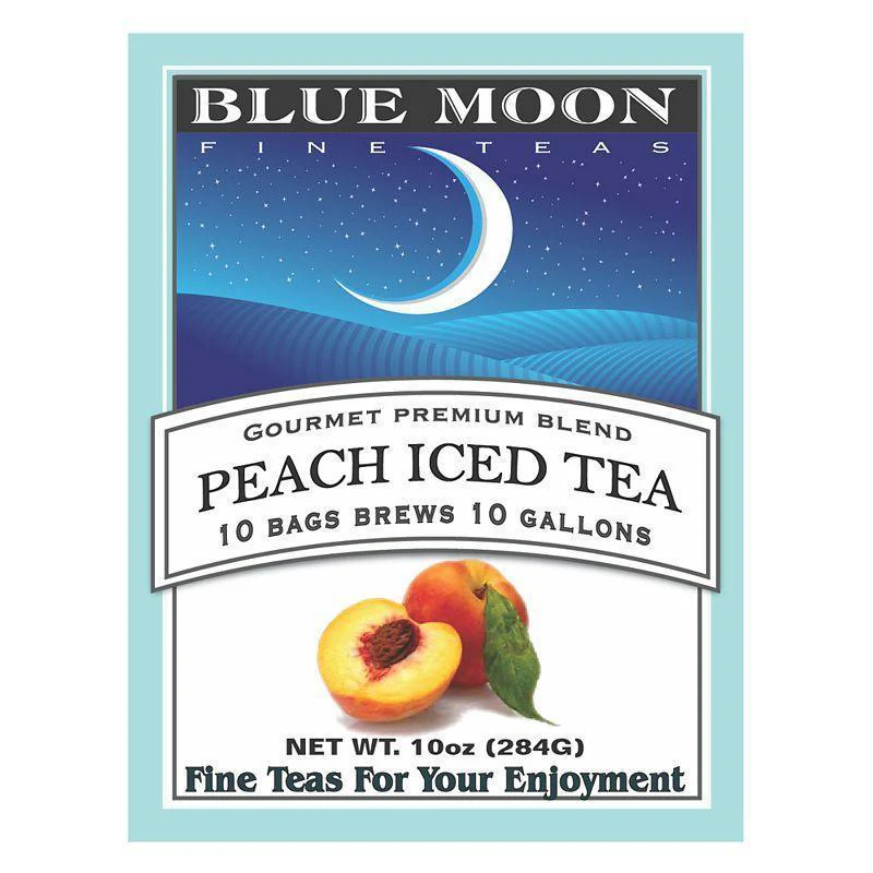 Black Iced Tea - Peach 1 Gallon Iced Tea Bags - 10 Pack