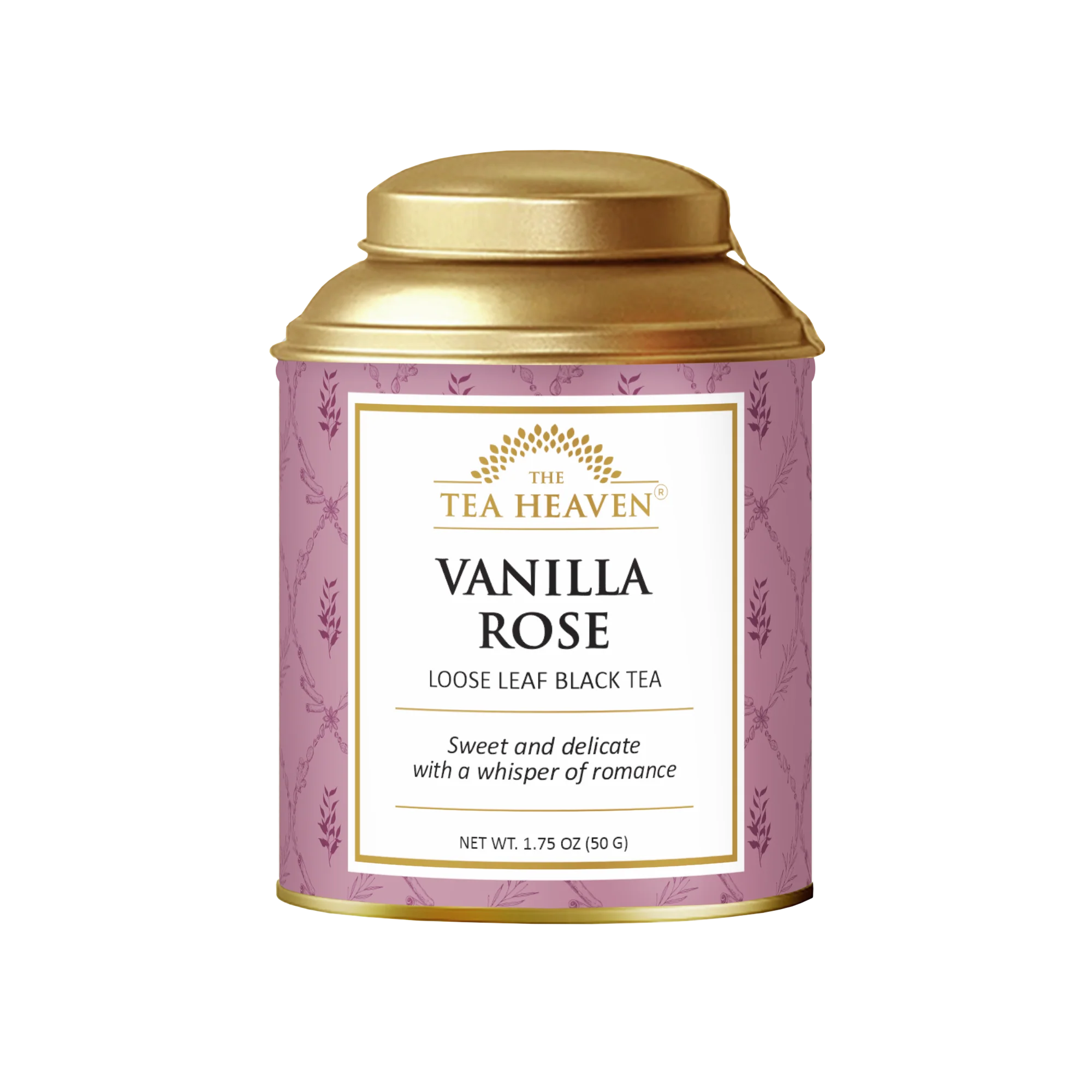 The Tea Heaven - Vanilla Rose Loose Leaf Tea Tin