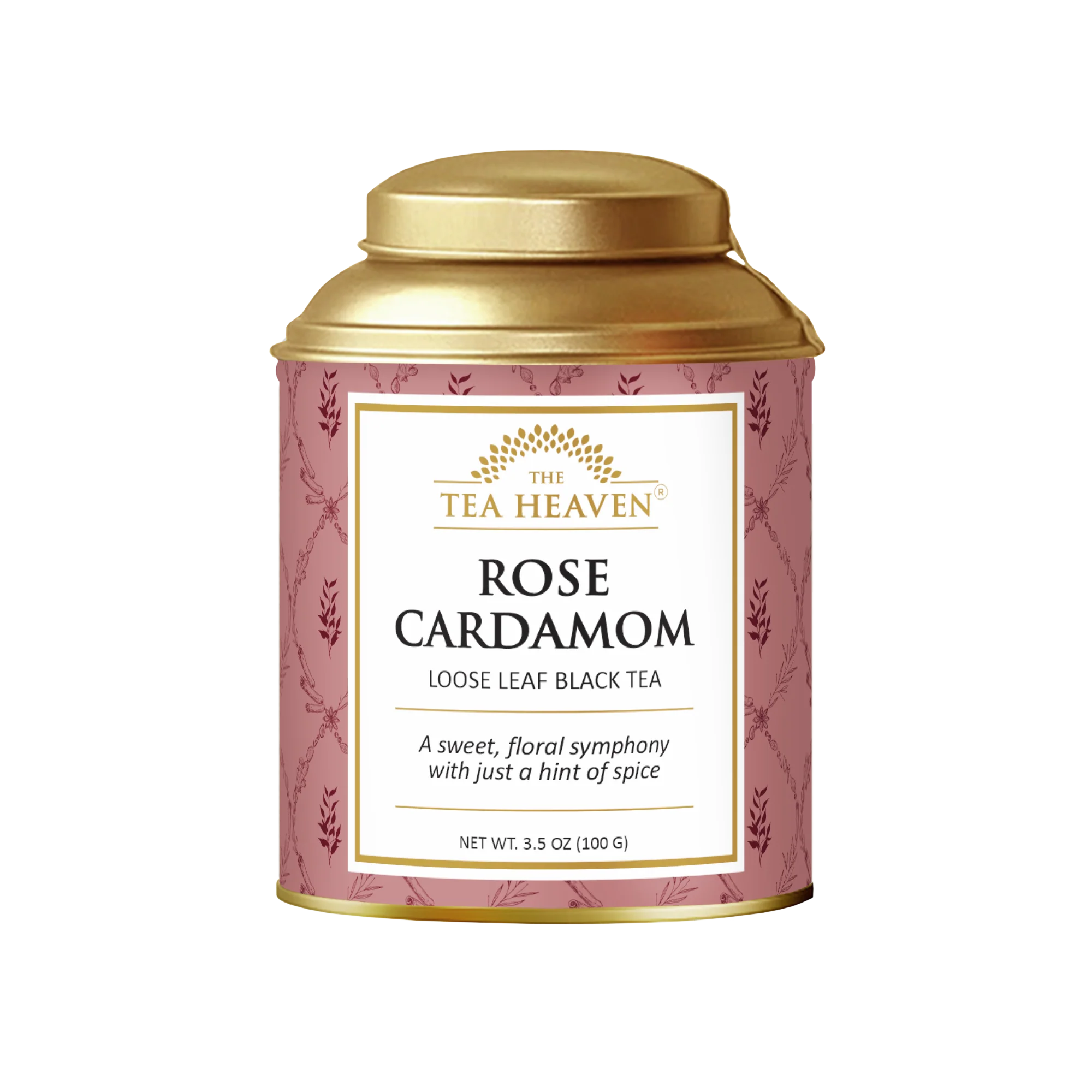 The Tea Heaven - Rose Cardamom Loose Leaf Tin