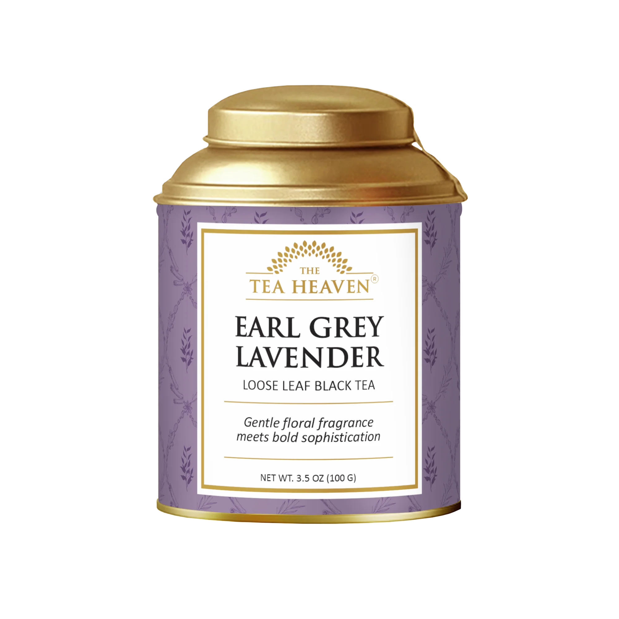 The Tea Heaven - Earl Grey Lavender Loose Leaf Tea Tin
