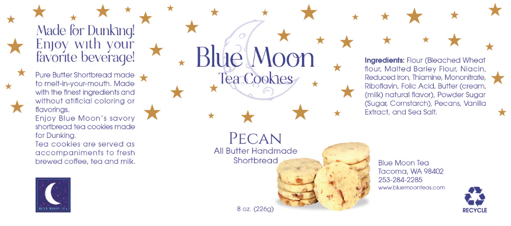 Vanilla & Pecan Tea Cookies Gift