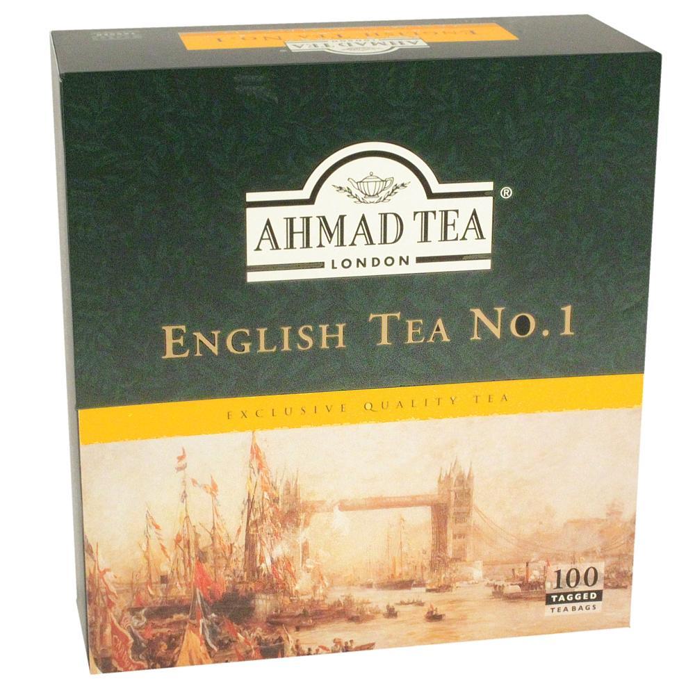 Ahmad Tea - English Tea #1  100 Tea Bags Box