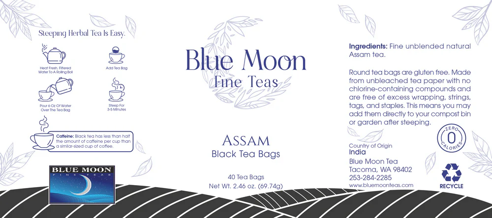 Assam Tea - Tea Bags - 40's Tin